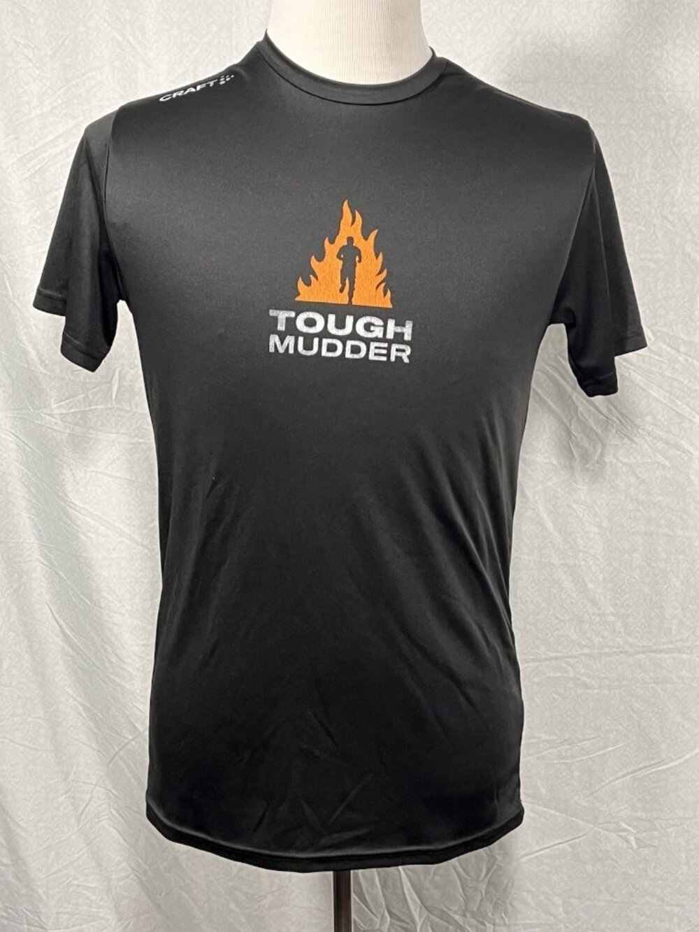 Tough Mudder Finisher Shirt Unisex Workout Gym Running Black Size Medium Craft